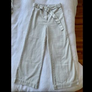 Zara Ultra High Waisted Stretchy Wide Leg Jean | size 4